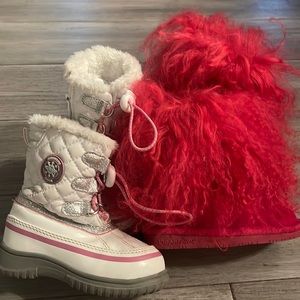 Toddler girls size 7 boot bundle